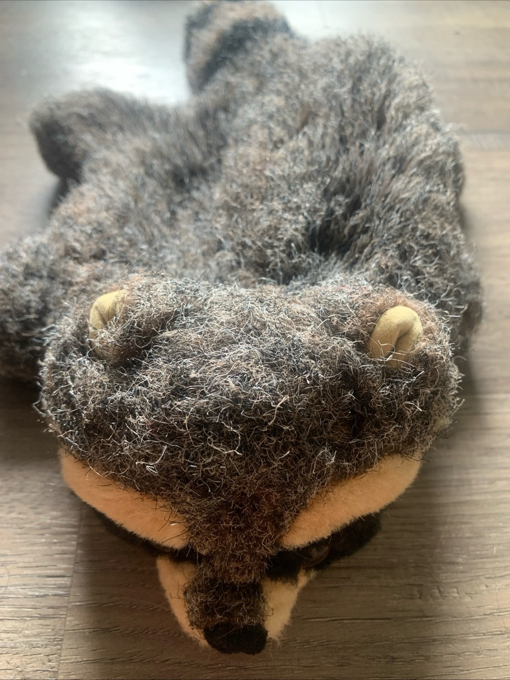 Vintage Furry Folk Raccoon Puppet Folkmanis Made in the USA